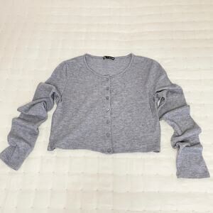 Zara Cropped Cardigan Sweater